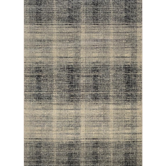 Couristan Suffolk Area Rug, Black/Grey ,Rectangle, 7'10" x 11'2"