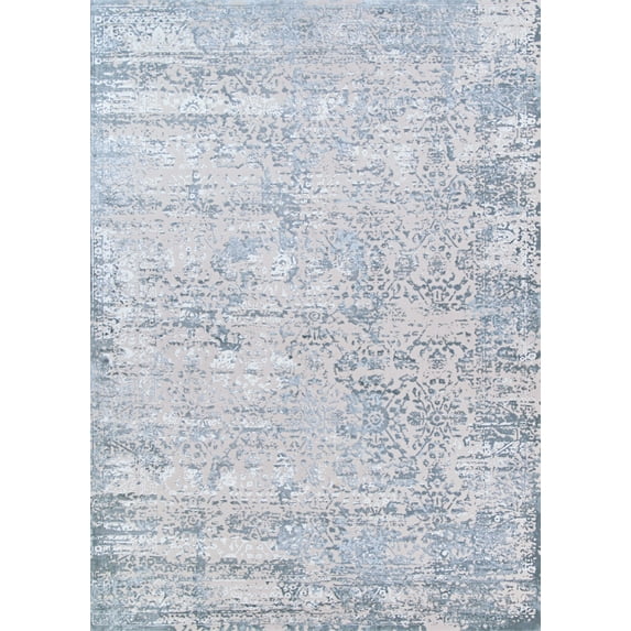 Couristan Europa Himalia Area Rug, 6'7" x 9'6", Luna Grey