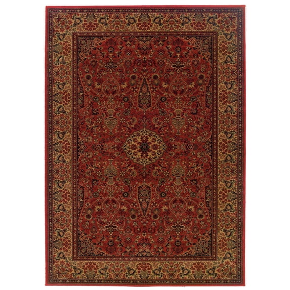 Couristan Everest Ardebil Rug, Crimson