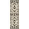 thumbnail image 1 of Couristan Everest Rosetta Area Rug, 2'7" x 7'10" Runner, Ivory, 1 of 3