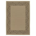 thumbnail image 1 of Couristan Five Seasons Tuscana Flat Woven Indoor/Outdoor Rug, Cream and Brown, Multiple Sizes, 1 of 3