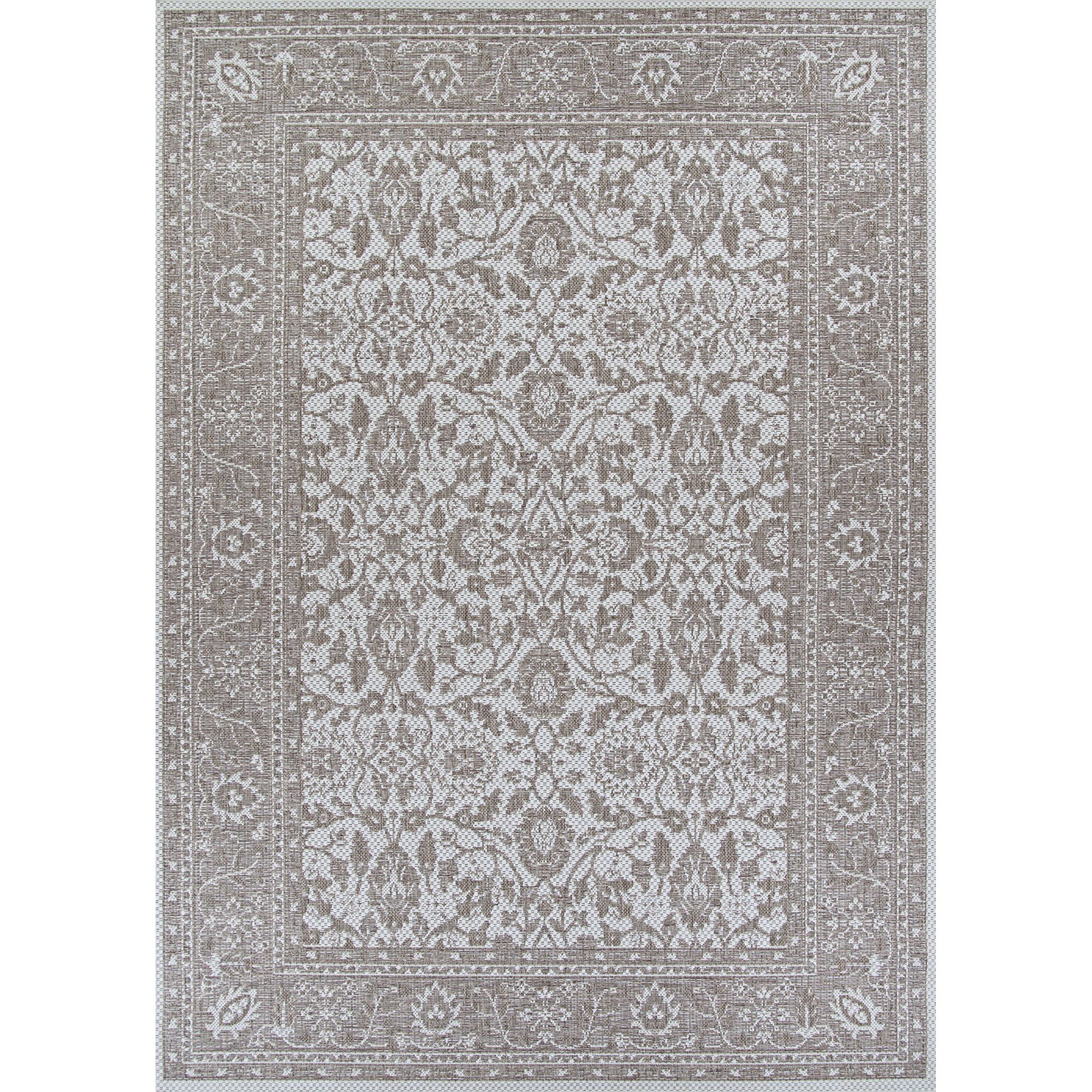 Marseille Mushroom Floral Synthetic Rectangular Area Rug