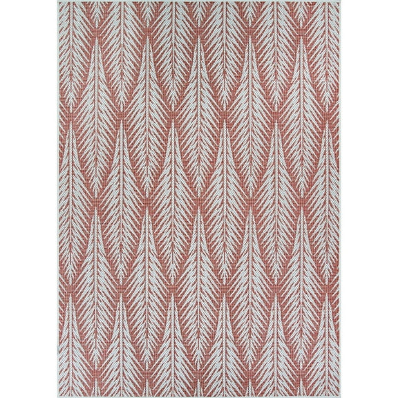 Couristan Marseille La Pleine Indoor/Outdoor Area Rug, 7'6" x 10'9", Cerise