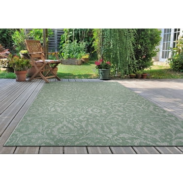 Couristan Marseille St. Marcel Indoor/Outdoor Area Rug, 2' x 3'7", Vert