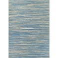 thumbnail image 1 of Couristan 2.25' x 7.8' Turquoise Blue and Gray Contemporary Rectangular Outdoor Area Throw Rug, 1 of 4