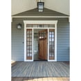 thumbnail image 1 of Couristan 2.25' x 7.75' Striped Indoor Outdoor Area Throw Rug Runner - Blue and Gray, 1 of 5