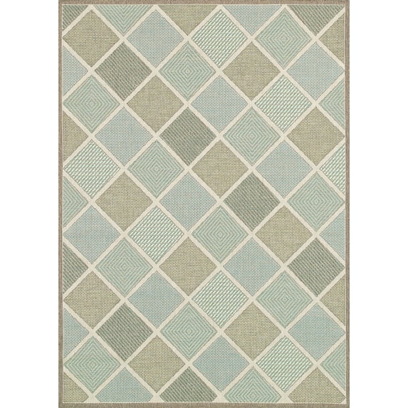 Couristan Monaco Meridian Indoor / Outdoor Area Rug, Multicolor, 8'6" x 13'