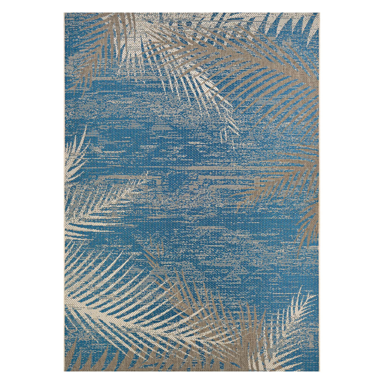 Couristan Monaco Tropical Palms Indoor/Outdoor Area Rug - Walmart.com