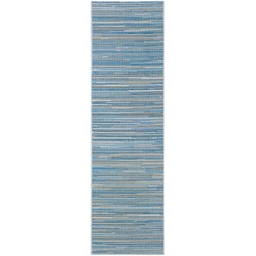 Mainstays 6'x9' Navy Tropical Palm Outdoor Area Rug - Walmart.com