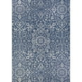 thumbnail image 1 of Couristan Monte Carlo Palmette Indoor/Outdoor Area Rug, 3'9" x 5'5", Navy-Ivory, 1 of 4