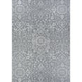 thumbnail image 1 of 5.8' x 9.1' Gray and Ivory Geometric Rectangular Outdoor Area Throw Rug, 1 of 4