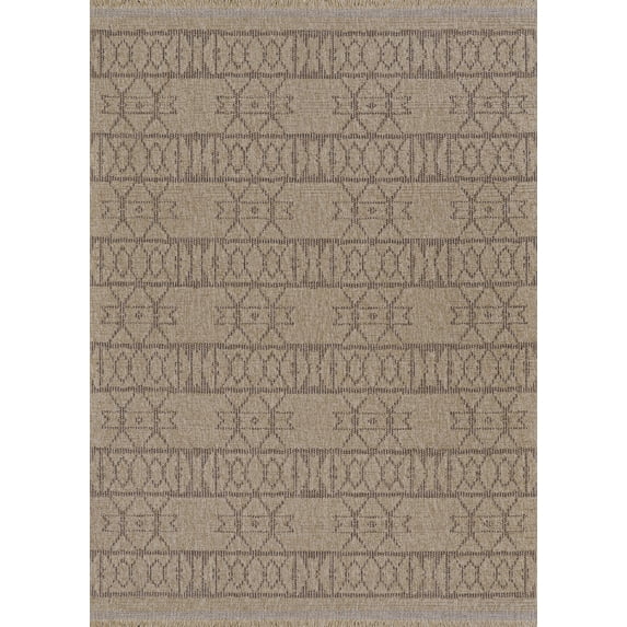 Couristan Naturalistic Adobe Indoor/ Outdoor Area Rug, Natural-Brown, 2'7" x 9'10" Runner