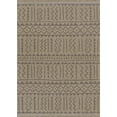 thumbnail image 1 of Couristan Naturalistic Moroccan Indoor/ Outdoor Area Rug, Natural-Brown, 5'3" Round, 1 of 7