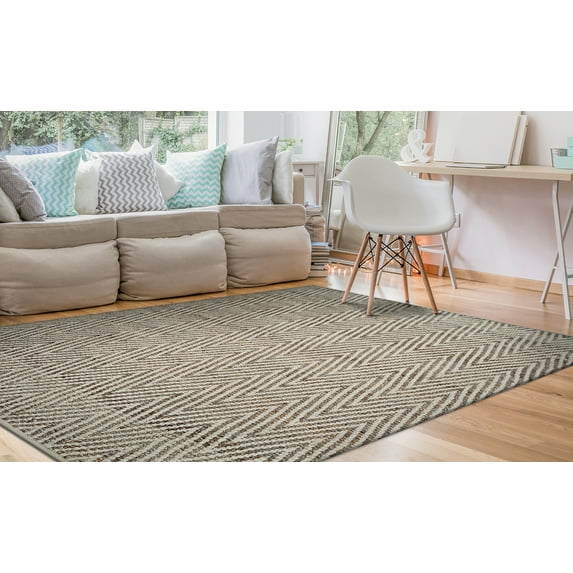 Couristan Nature's Elements Foothills, Straw-Timber Rug, Multiple Sizes