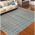 thumbnail image 1 of Couristan Nature's Elements Nautical Ripples Area Rug, 5' x 8', Wheat-Denim, 1 of 11