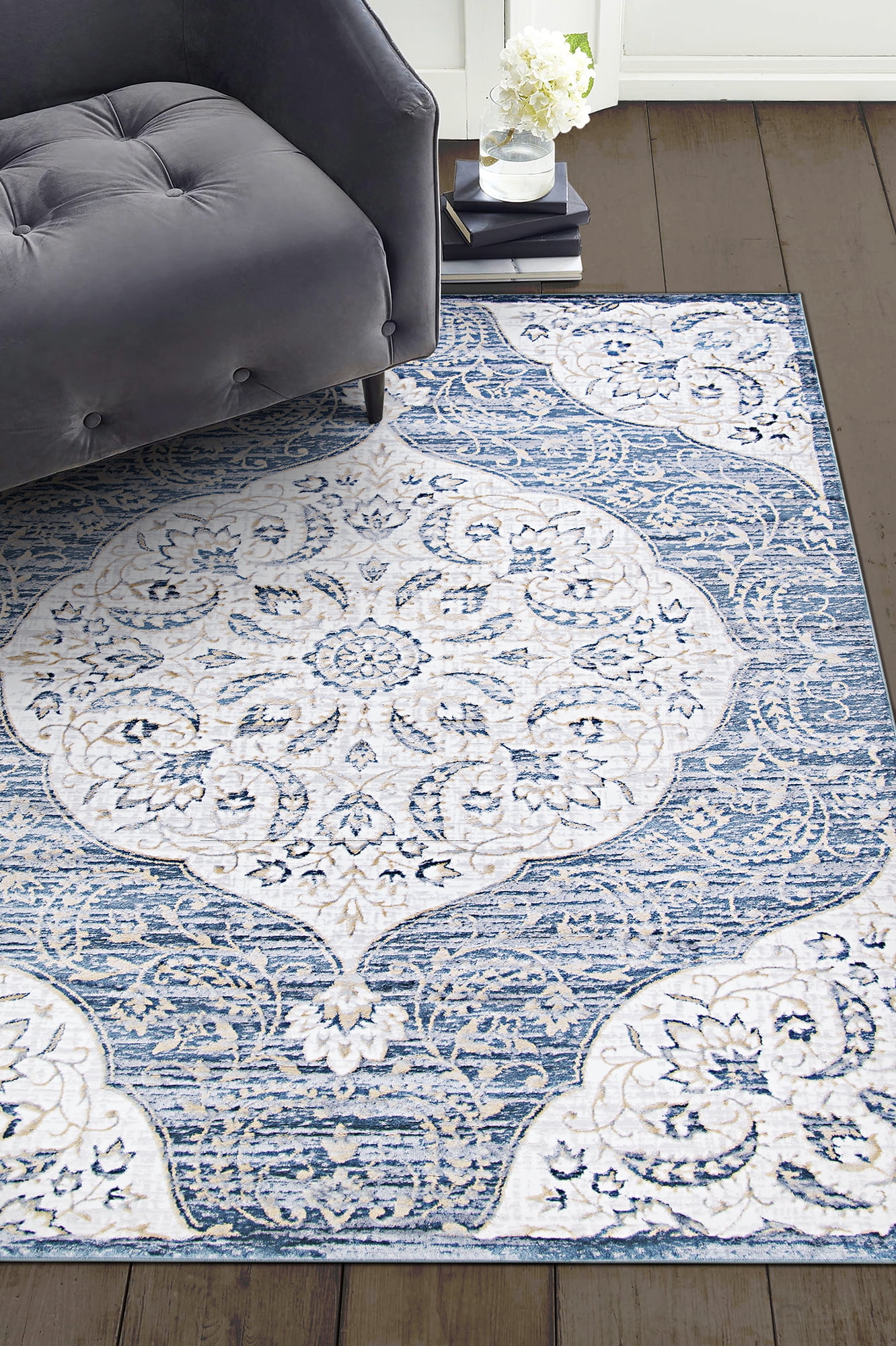 Couristan Nirvana Wellington Greystone Area Rug