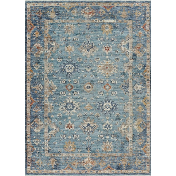 Couristan Nostalgia Antique Oushak Area Rug, Denim, 9'10" x 13'10"