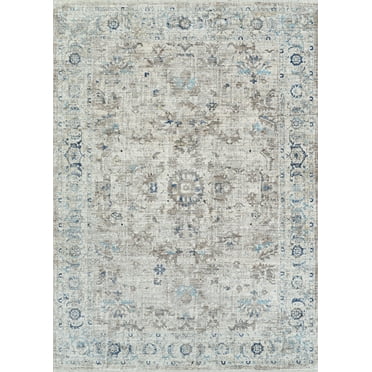 Couristan Nostalgia Garden Palace Area Rug, Antique Cream, 5'3" x 7'6"