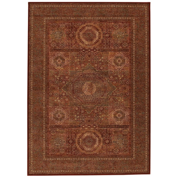 Couristan Old World Classics Mamluken 7' 10" x 11' 2" Burgundy Area Rug