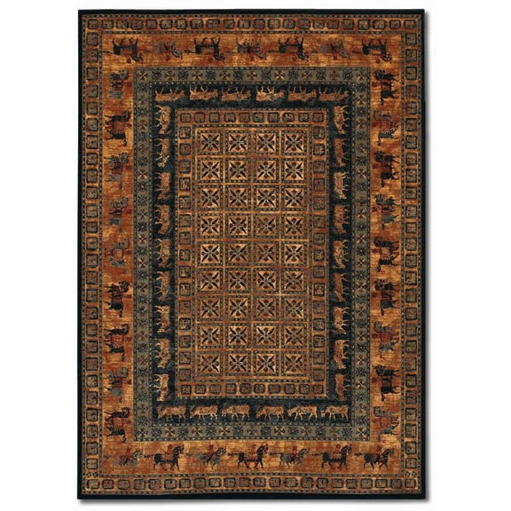 Couristan Old World Classics Pazyrk 2' 2" x 8' 11" Burnished Rust Area Rug