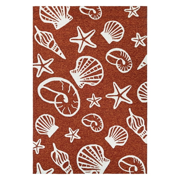 Couristan Outdoor Escape Cardita Shells Indoor/Outdoor Area Rug