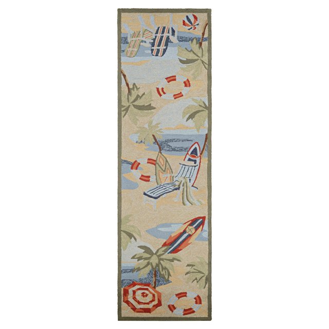 Couristan Outdoor Escape Cocoa Beach Rug, Sand - Walmart.com