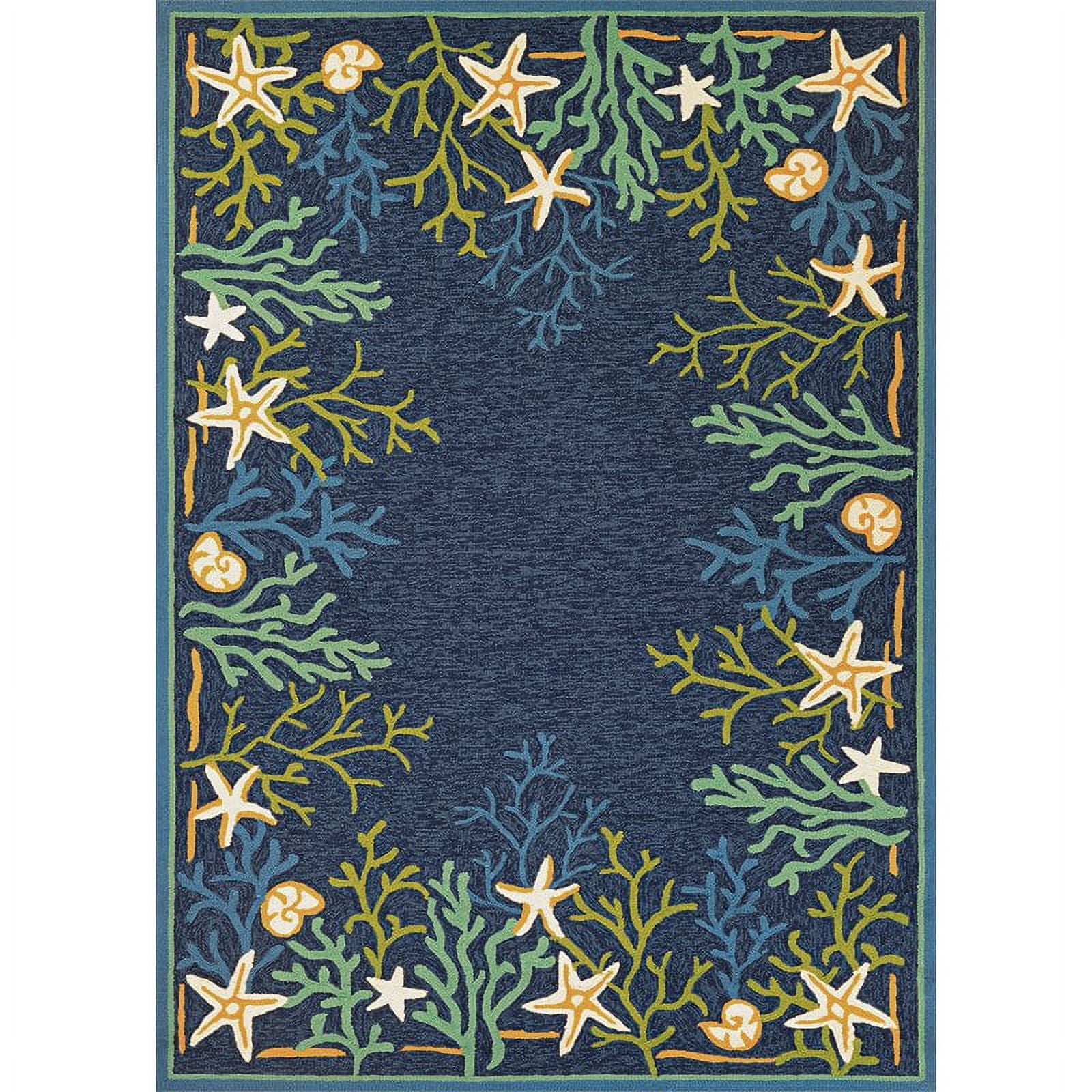 Couristan Outdoor Escape Sea Water Indoor / Outdoor Area Rug, Ocean ...