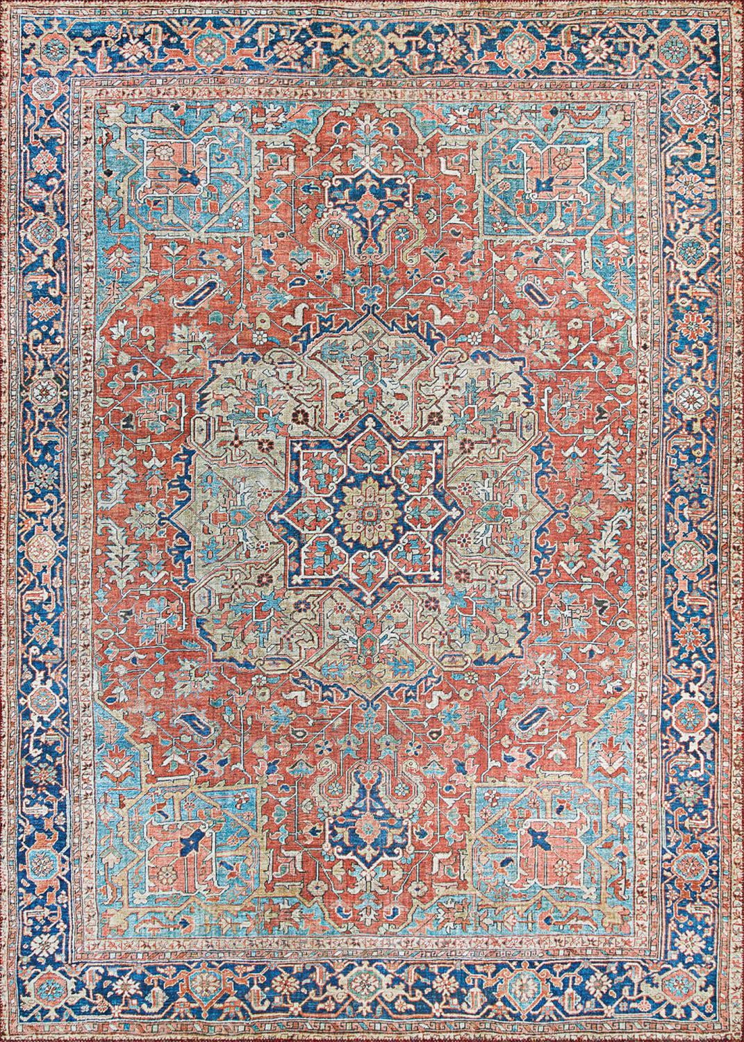 Couristan Pasha Heriz Ruby Runner Rug