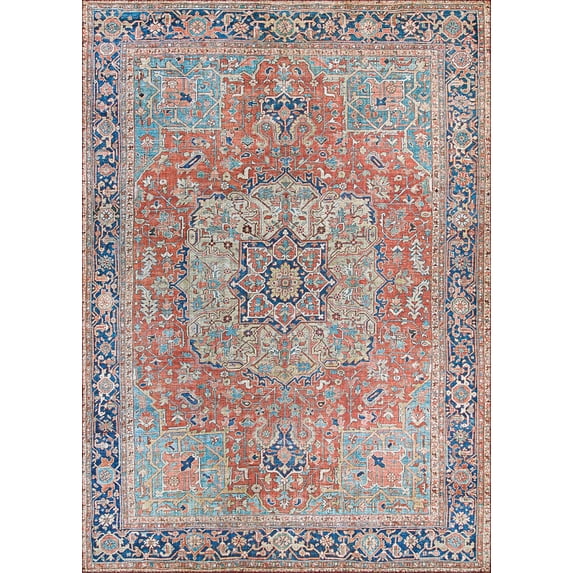 Couristan Pasha Heriz Ruby Runner Rug