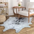thumbnail image 1 of Couristan Prairie Hides Alesund Ivory-Black Area Rug, 1 of 4