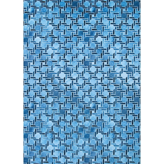 Couristan Prairie Solstice Area Rug, Marine Blue, 2'3" x 7'10" Runner