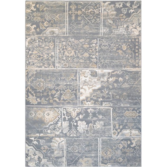 Couristan Provincia Leilani/Grey-Cream Rug
