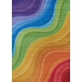 thumbnail image 1 of Couristan Rainbow Candiland Multicolor Area Rug, 1 of 4