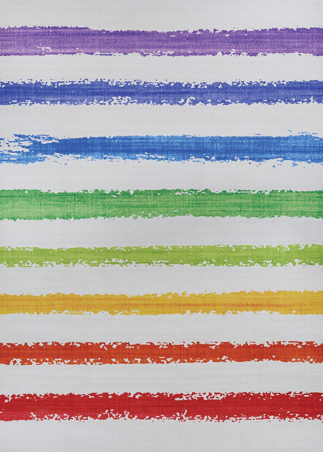 Couristan Rainbow Flavors Spearmint-Multicolor Area Rug