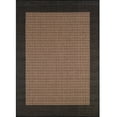 thumbnail image 1 of Couristan Recife Checkered Field Indoor / Outdoor Area Rug, Cocoa- Black, 7'6" x 10'9", 1 of 6