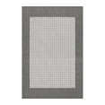 thumbnail image 1 of Couristan 2' x 3.5' Flatwoven Checkered Rectangular Area Throw Rug - Gray and White, 1 of 11