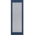 thumbnail image 1 of Couristan 2.25' x 11.75' Checkered Rectangular Area Throw Rug Runner - Blue and White, 1 of 6