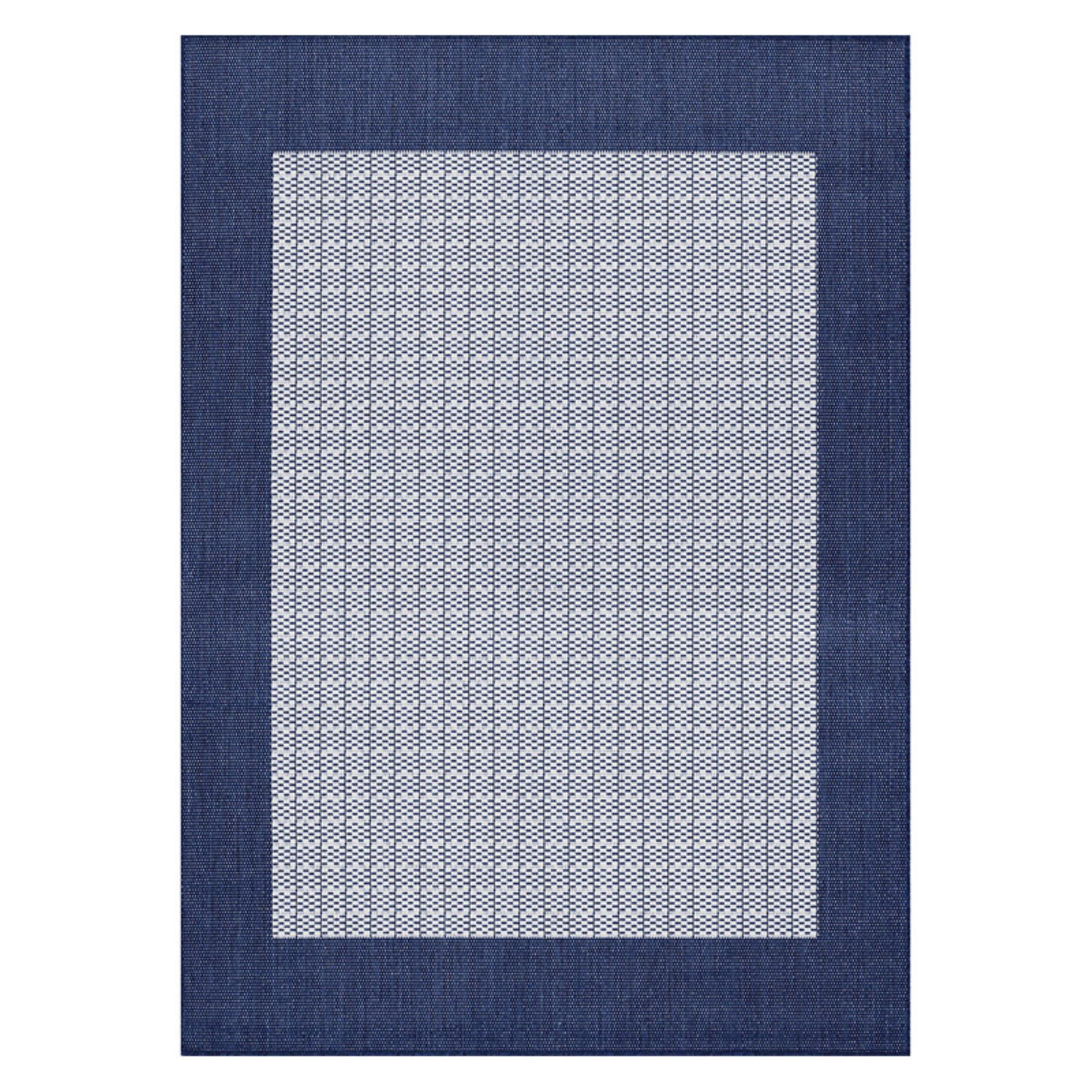 Couristan Recife Checkered Field Indoor / Outdoor Area Rug, Ivory ...