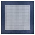 thumbnail image 1 of Couristan 8.5' Blue and White Checkered Square Polypropylene Area Throw Rug, 1 of 6