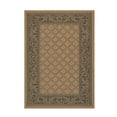 thumbnail image 1 of 3.75' x 5.5' Brown Lattice Rectangular Area Throw Rug, 1 of 3