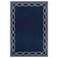 thumbnail image 1 of Couristan Recife Rope Knot Area Rug, 8'6" x 13', Ivory-Indigo, 1 of 3