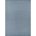 thumbnail image 1 of Couristan Recife Saddle Stitch 6'2" X 9'2" Ivory- Blue Outdoor Rug, 1 of 5