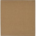thumbnail image 1 of Couristan Recife Saddle Stitch 7'6" Square Brown- Tan Outdoor Rug, 1 of 5