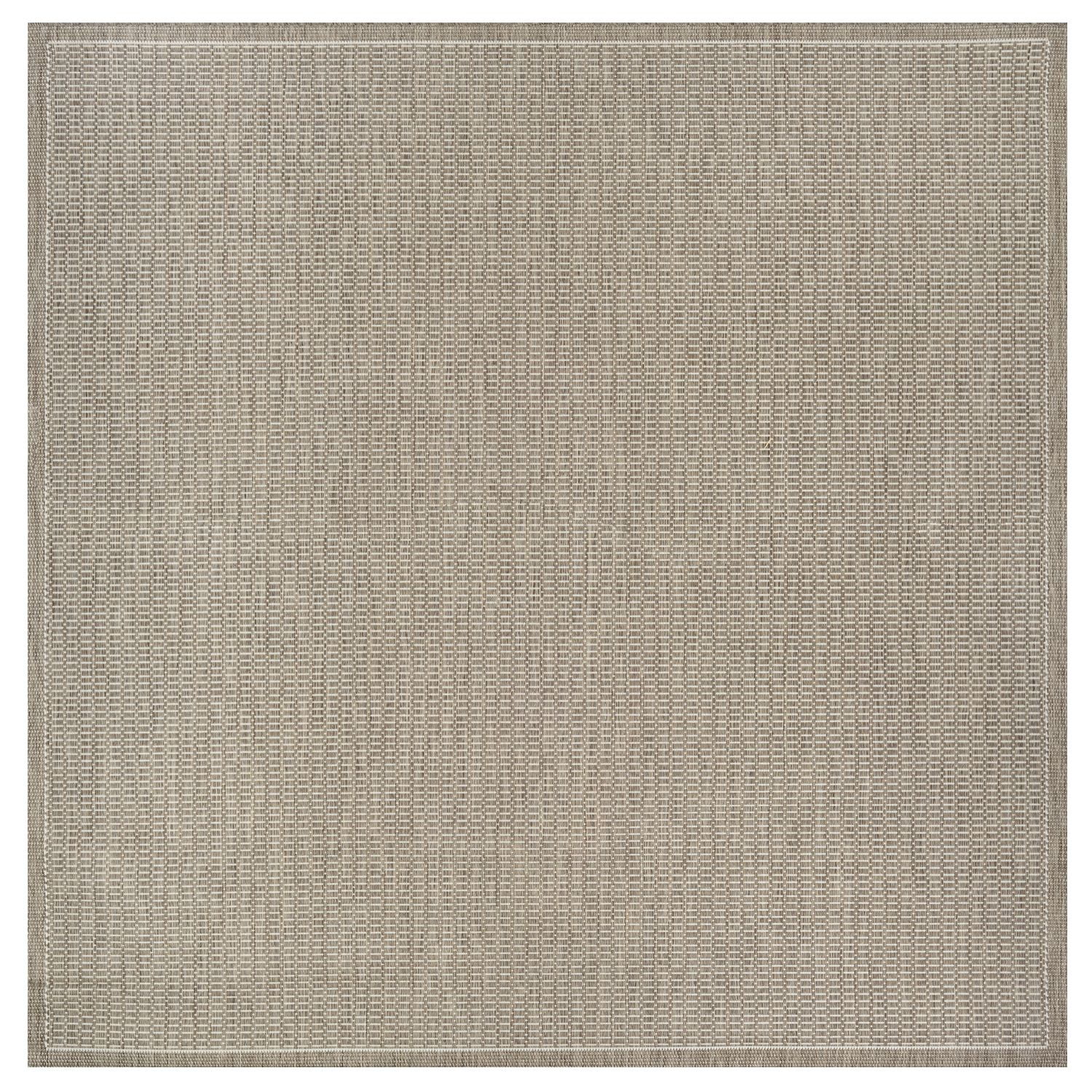 Recife Transitional Square Indoor/Outdoor Blue Area Rug, 8'6"