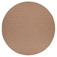 thumbnail image 1 of Couristan 7.5' Saddle Stitch Round Area Throw Rug - Cocoa Brown, 1 of 10