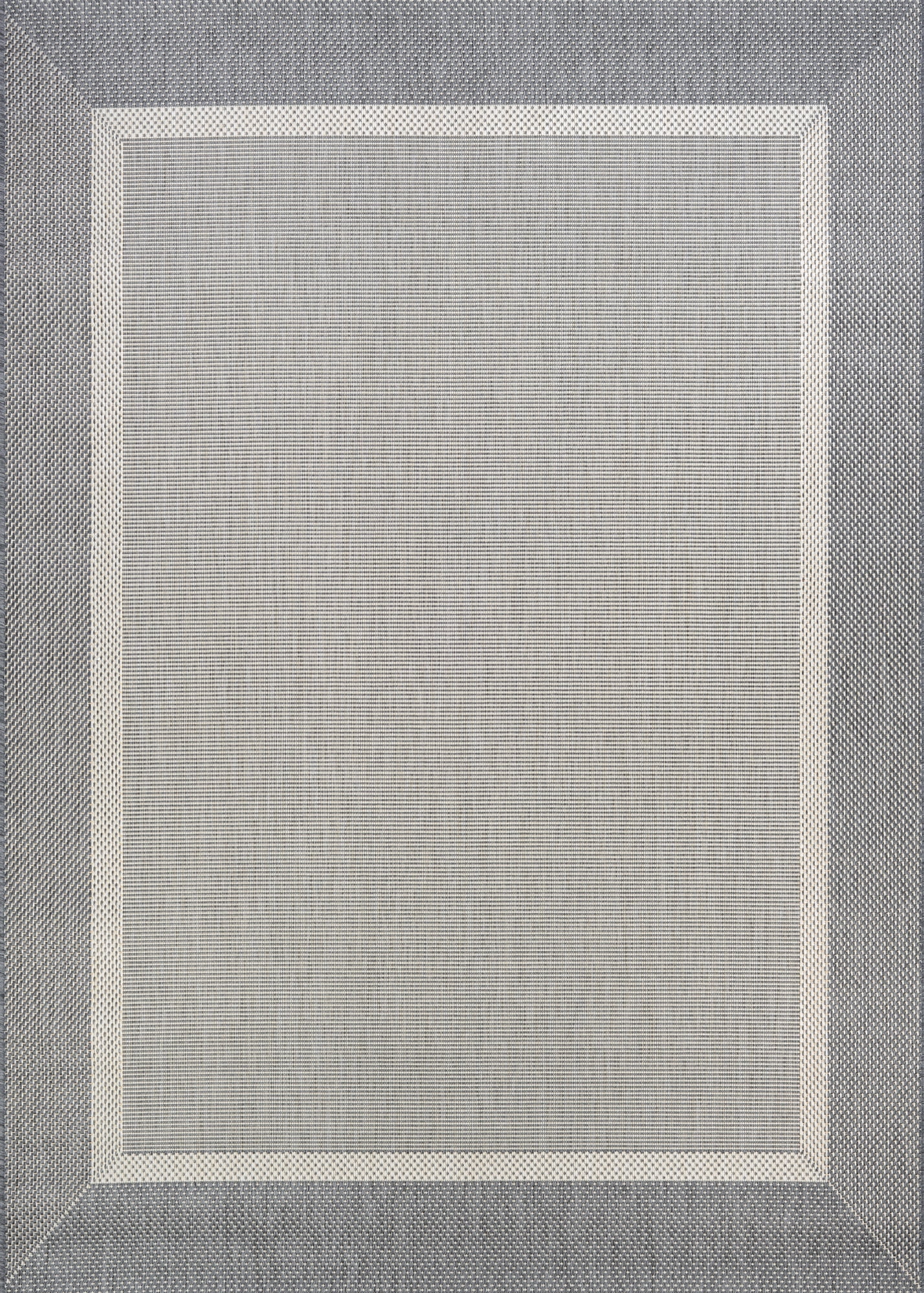 Couristan Recife Stria Texture 6'2" X 9'2" Ivory- Silver Outdoor Rug