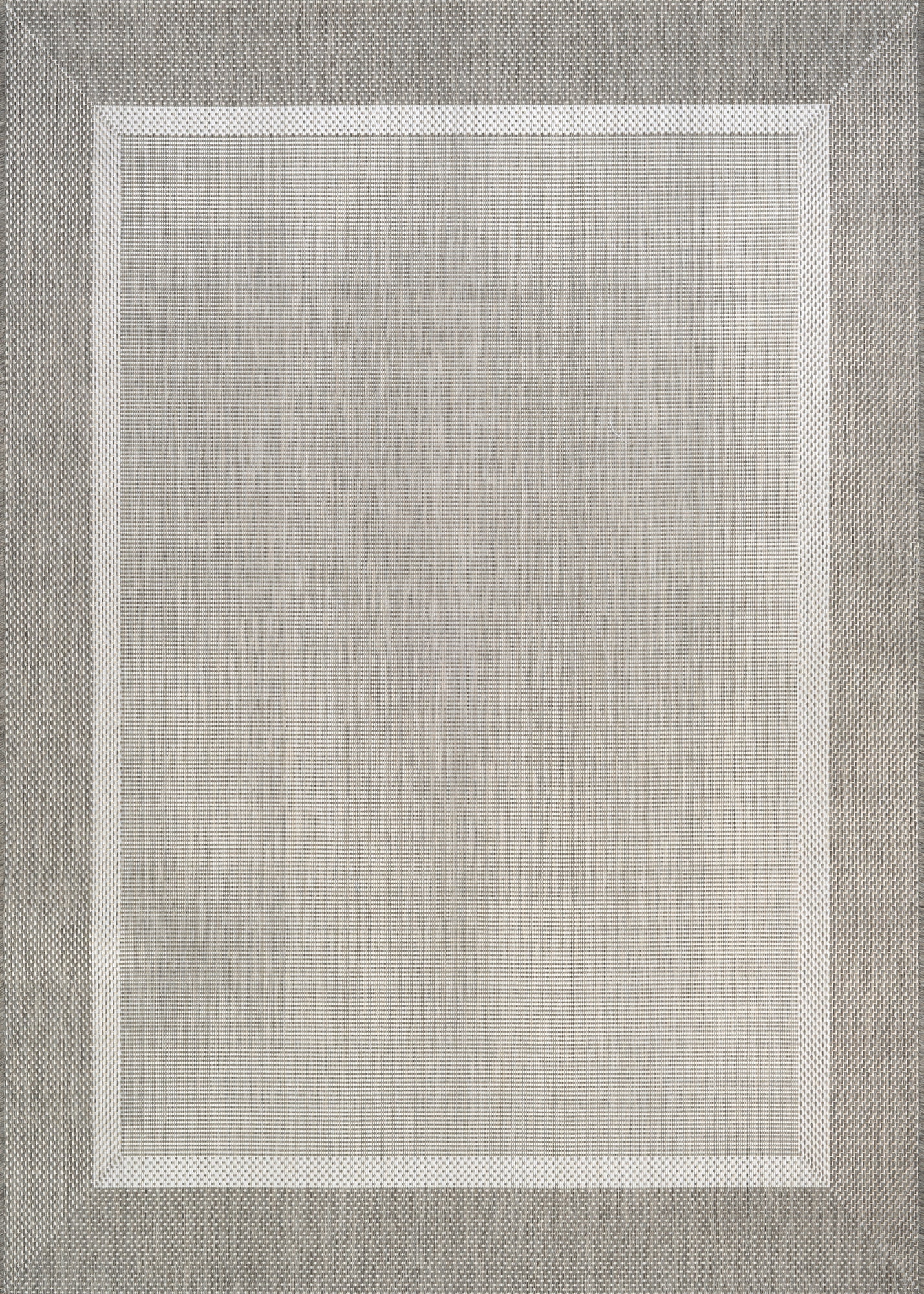 Couristan Recife Stria Texture 6'2" X 9'2" Ivory- Taupe Outdoor Rug