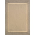 thumbnail image 1 of Couristan Recife Stria Texture 6'2" X 9'2" Tan- Brown Outdoor Rug, 1 of 5