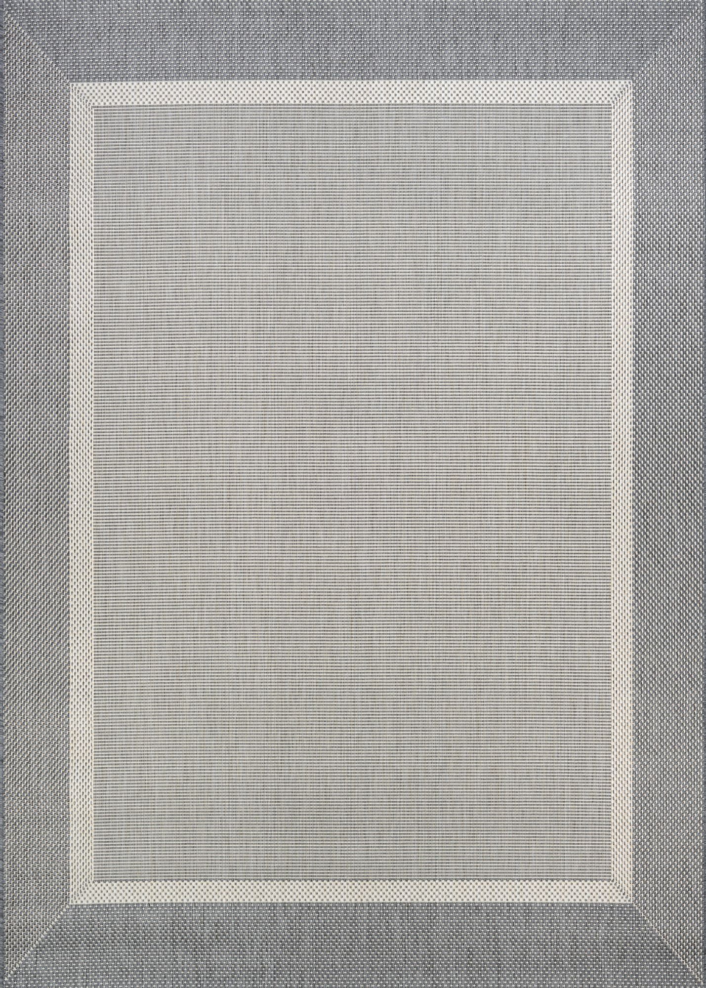 5.25' x 7.5' Iron Gray, Lava And White Rectangular Flatwoven Area Throw Rug