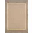 thumbnail image 1 of Couristan 3.75' x 5.25' Beige and Brown Rectangular Polypropylene Area Throw Rug, 1 of 10